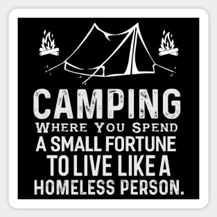 Camping Sticker